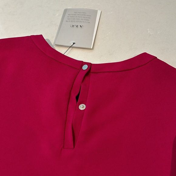 A.L.C. Adams Top- Scalloped Layered Hem NWT Sz 4 - Picture 8 of 9